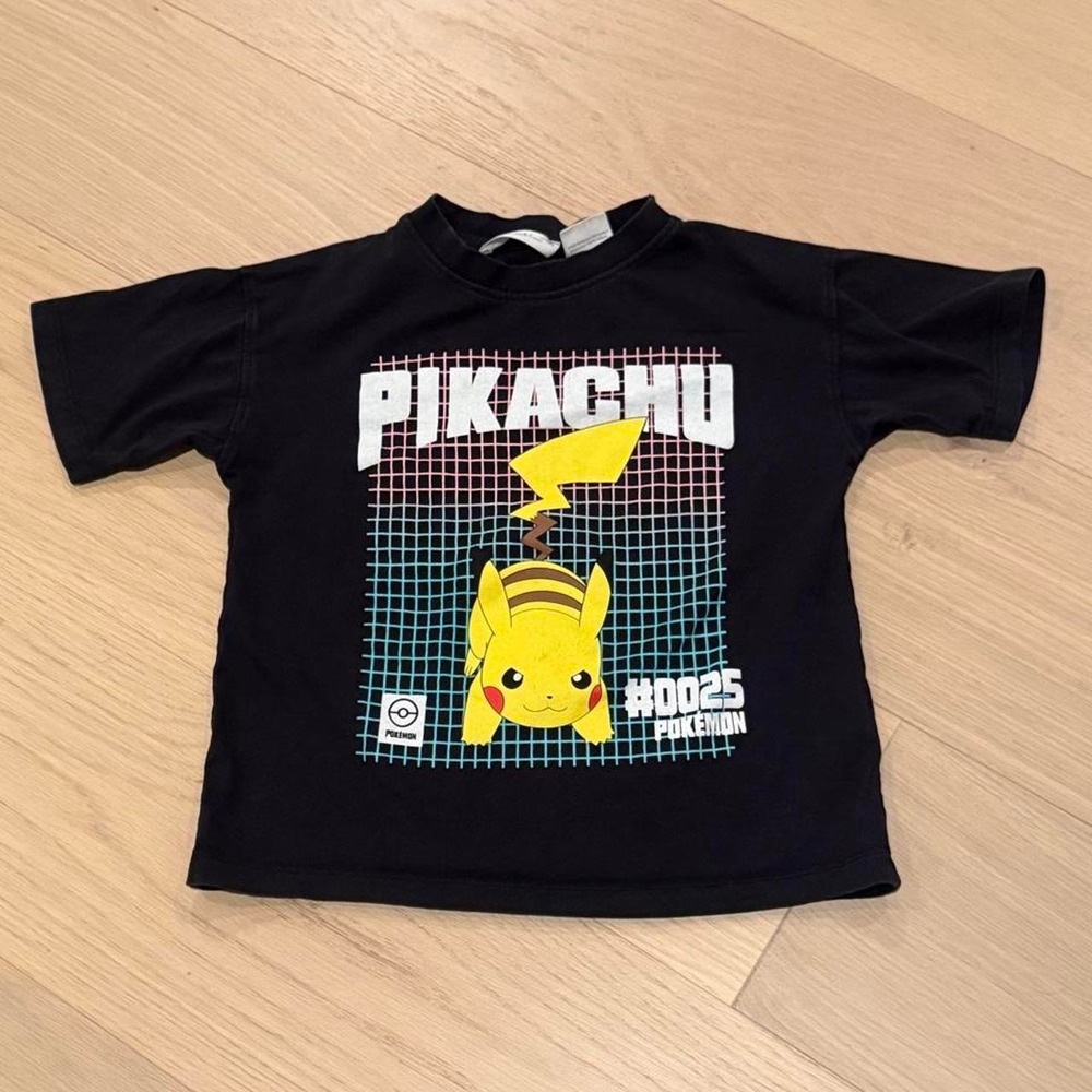 Zara pokemon pikachu t-shirt Size 6-7